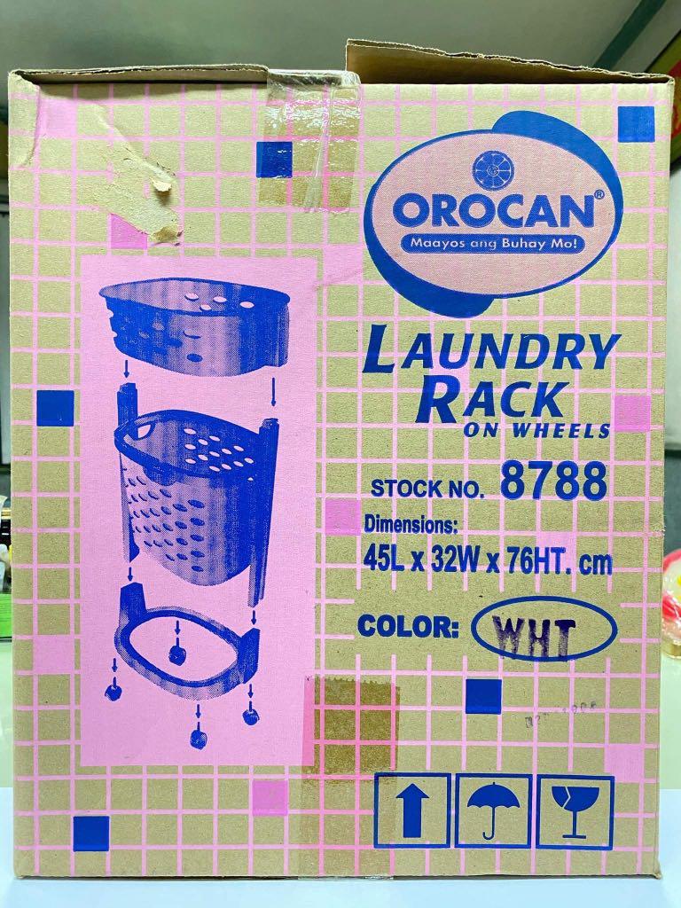 Orocan Laundry Rack on wheels, Furniture & Home Living, Home