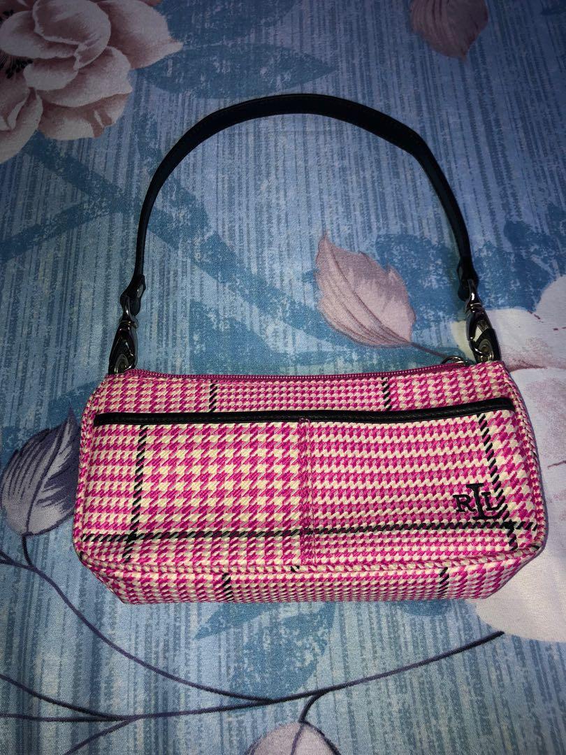 ralph lauren pink purse