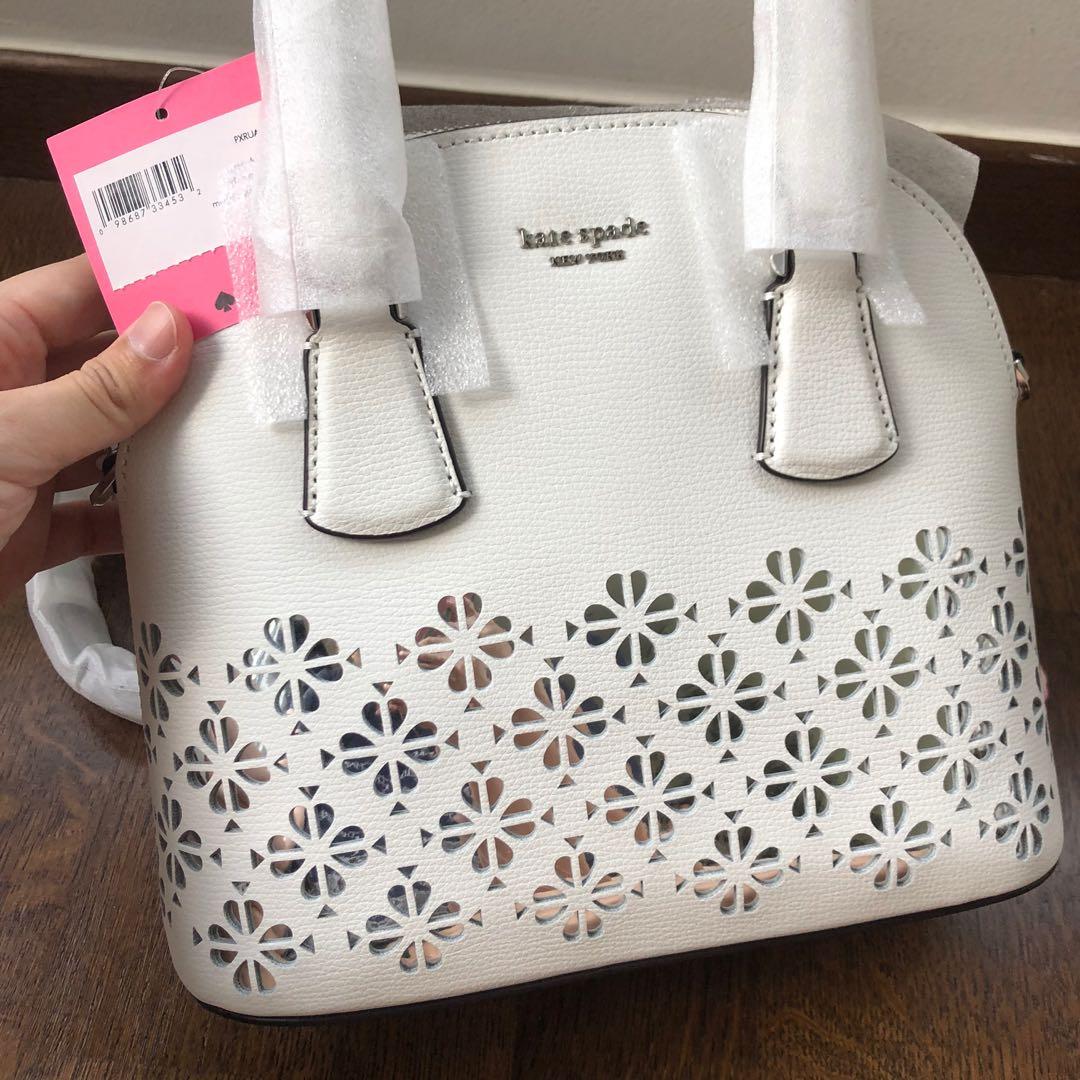 RARE INSTOCK Kate Spade Sylvia Perforated Medium Satchel Handbag