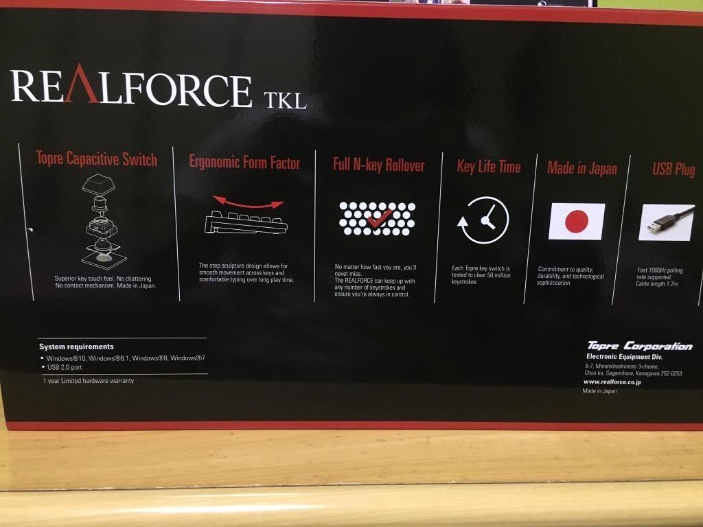 Realforce Topre R2 10th Anniversary TKL Size Keyboard (Silent ...