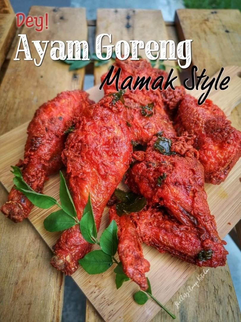 Rempah Perapan Ayam Goreng Mamak Food Drinks Instant Food On Carousell