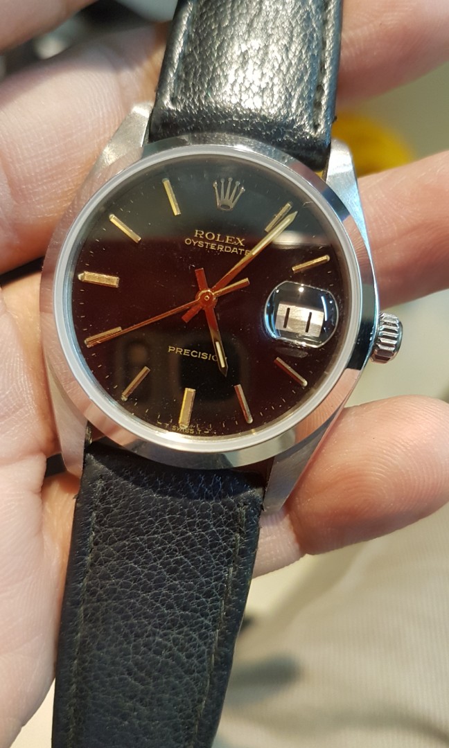 Rolex discount sapphire glass