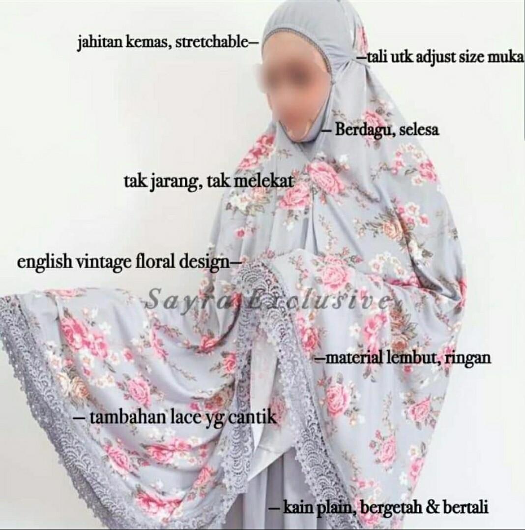 Sayra Telekung Viral Women S Fashion Muslimah Fashion Hijabs On Carousell