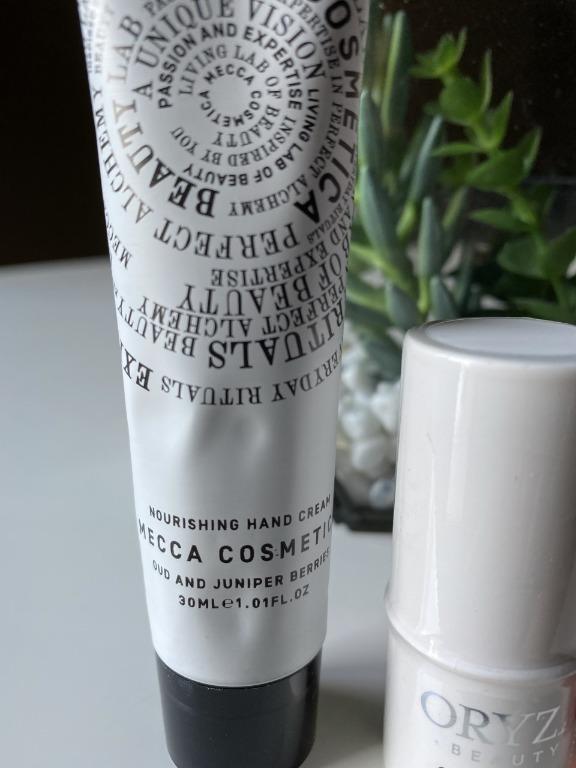 Skincare & Makeup. All New. (Category: Makeup) located in Melbourne. Submitted by llouisa (Listing ID 273926333, Image 2). Description: Skincare & Makeup. All New. From Left: - Mecca Cosmetica Nourishing Hand Cream. 30ml. $10 (SOLD) - Oryza Beauty Opaline Flawless Highlighter, Champagne Pearl, 6.5g. New with Plastic seal. $10 - Steve Laurant Loose Powder, Rose Gold, 1.5g. $10 - Model Co Instant Radiance Concealer. New with plastic seal. $8.