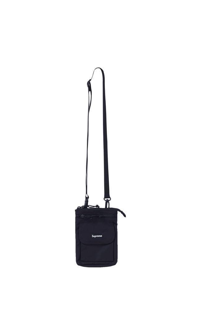 Supreme Black Shoulder Bag Fall winter 2019 Men s Fashion Bags Sling Bags on Carousell