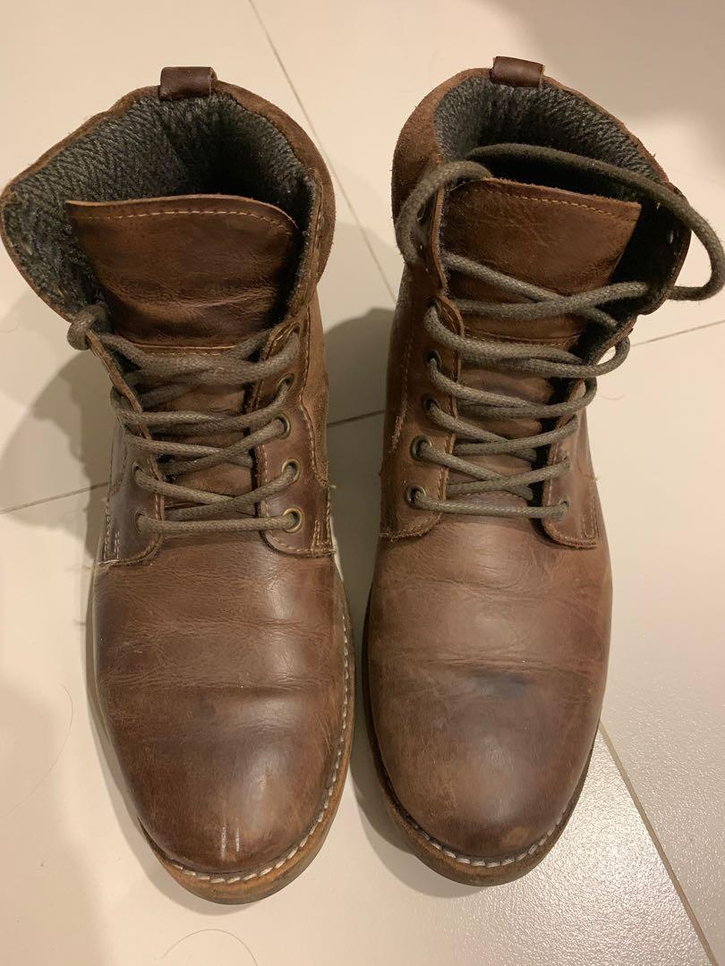 topman leather boots
