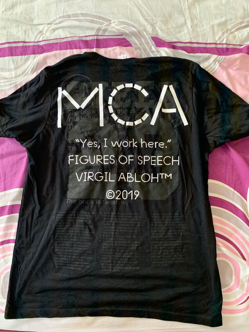 Off-White, Tops, Virgil Abloh X Mca Figures Of Speech Pyrex Team Tee