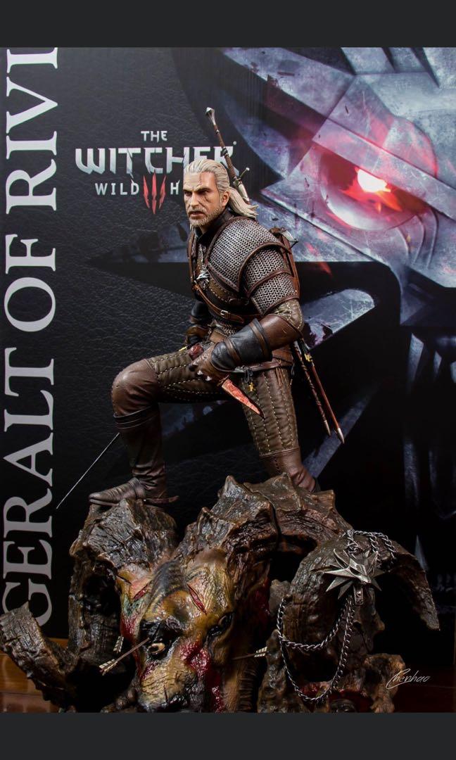 Want To Buy Prime 1 Witcher Geralt Statue Toys Games Bricks Figurines On Carousell