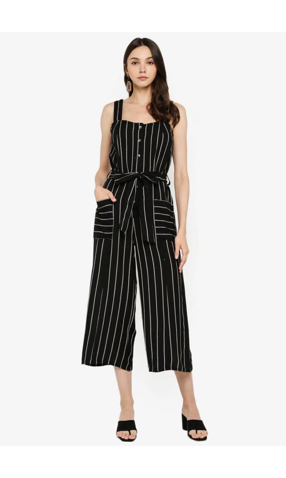 Warehouse clearance stripe jumpsuit