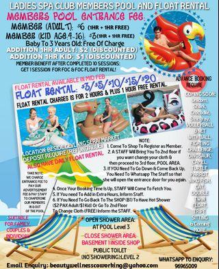 Family Pool Event For Spa Club Members