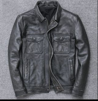 Mens leather jacket under on sale 100