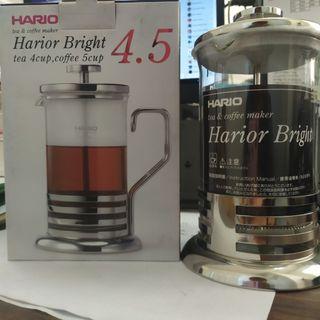 HARIO THJ-4SV COFFEE PLUNGER BRIGHT 4CUP- BRAND NEW