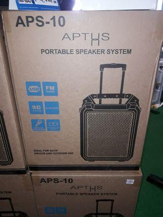 aptus portable speaker system