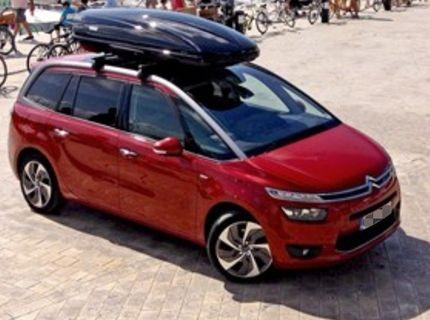 Thule Citroen grand c4 picasso and Variety roof rack and box for rent.