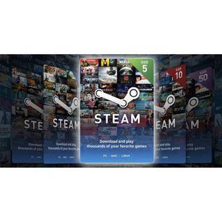 Steam Wallet Code (SGD) S$10/20/30/50