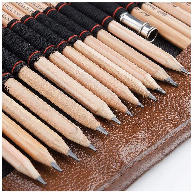 29 Pieces Professional Sketching Drawing Art Tool Kit With