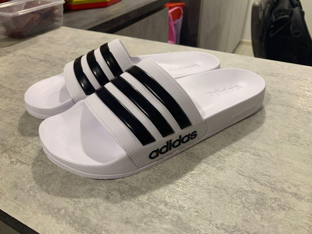 Adidas cloud sliders online