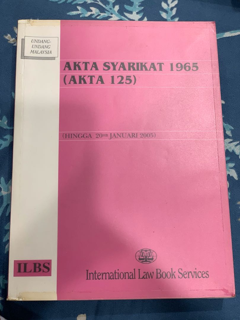 Akta Syarikat 1965 Akta 125 Textbooks On Carousell