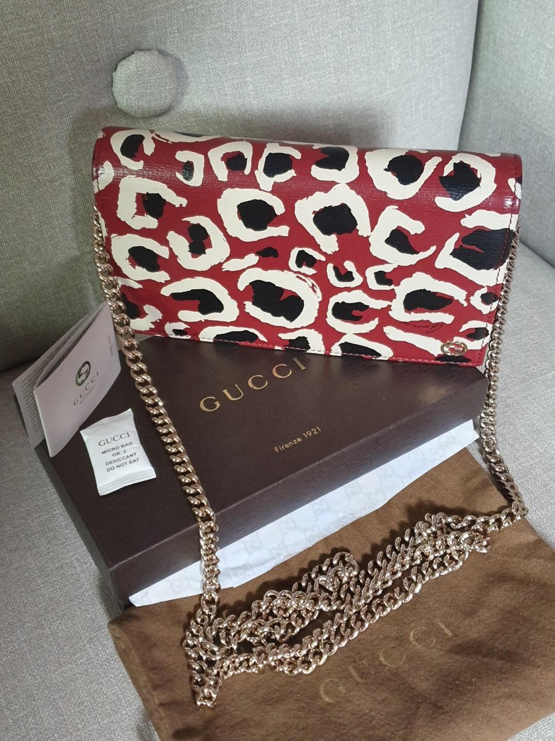 Gucci leopard bag discount