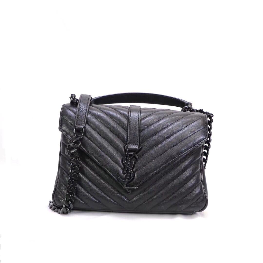 black handbags for college