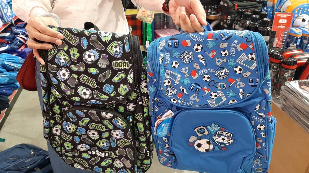 Authentic Smiggle Woah Access Backpack Mid Blue Babies Kids Going Out Carriers Slings on Carousell