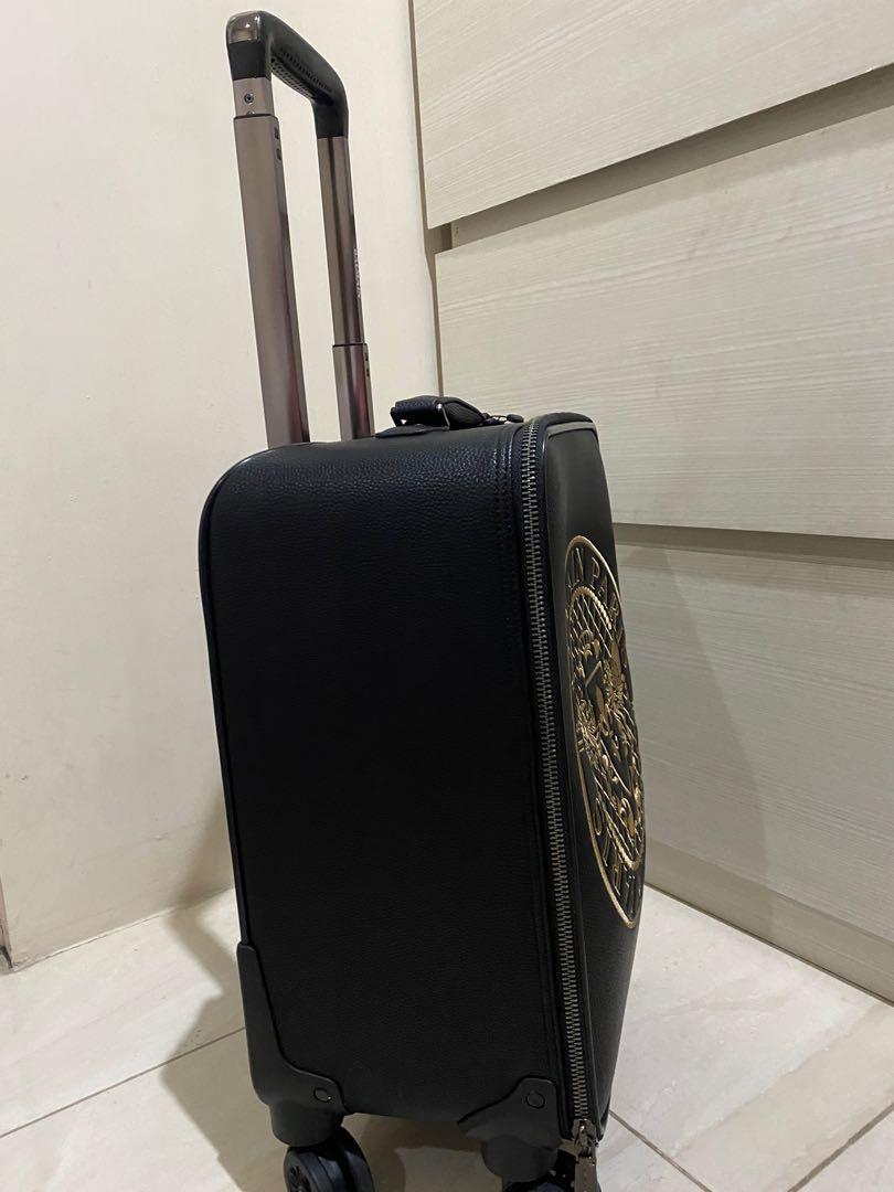 Balmain Logo Leather Cabin Luggage, Barang Mewah, Tas & Dompet di Carousell