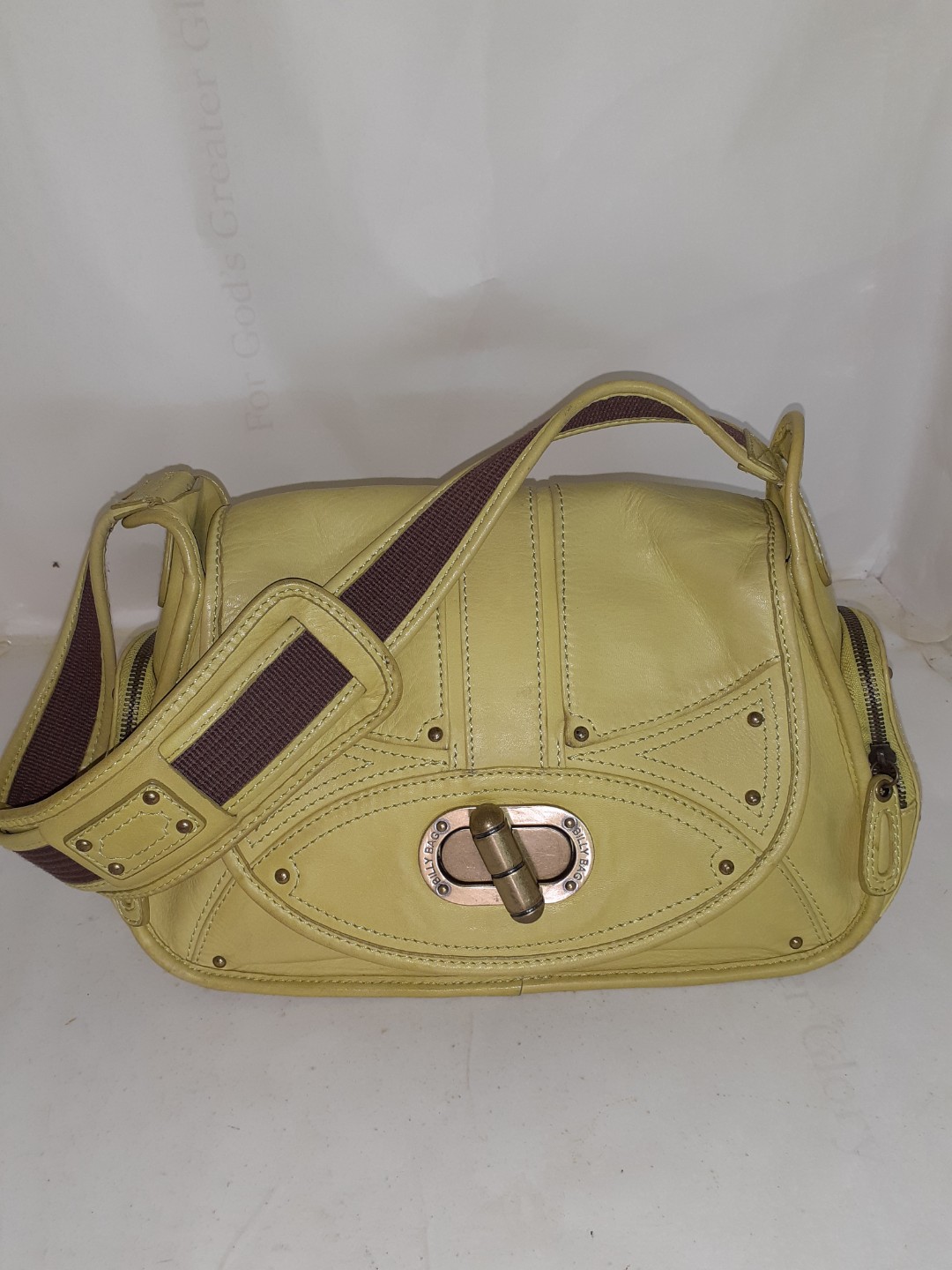 Billy Bag London Genuine Leather Shoulder Bag, Luxury, Bags & Wallets on Carousell
