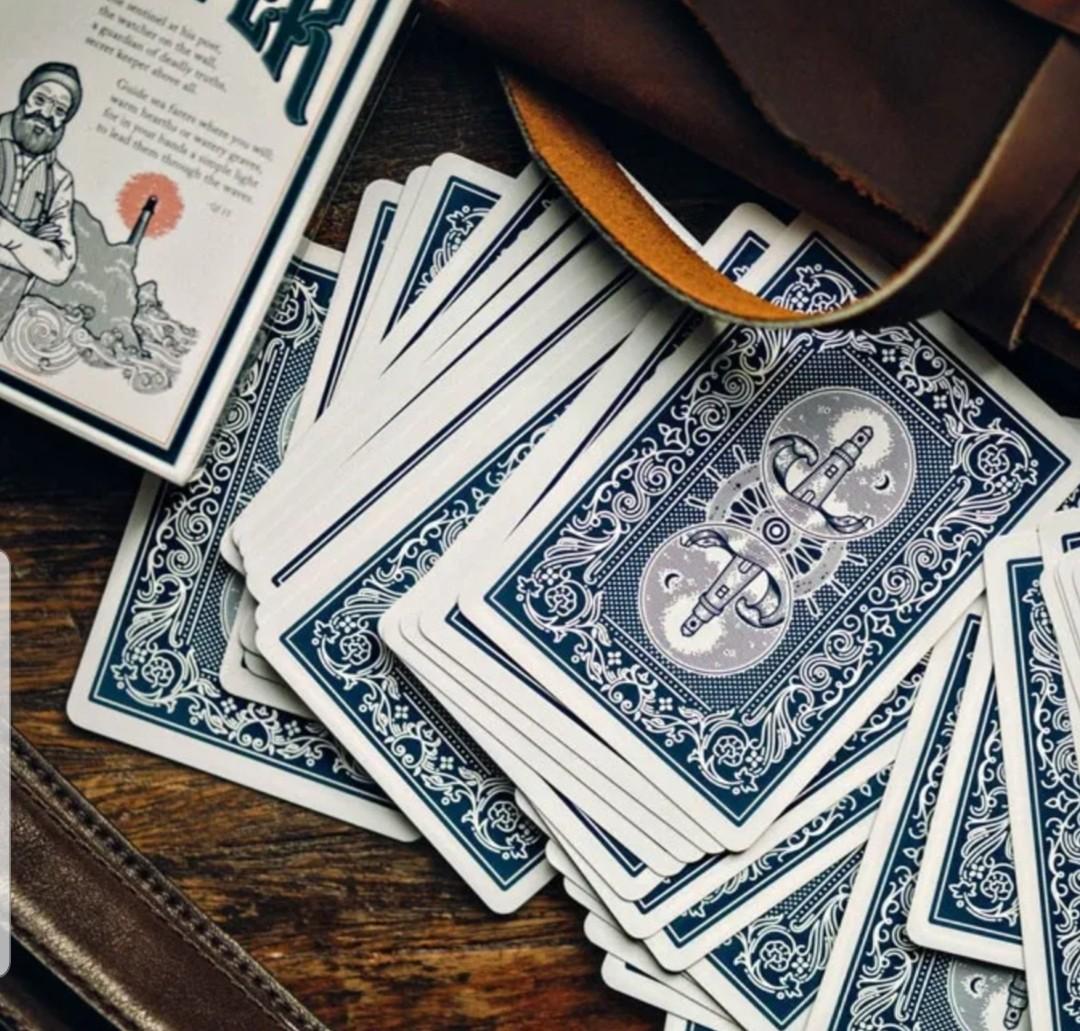 Blue keepers playing cards, Hobbies & Toys, Toys & Games on Carousell