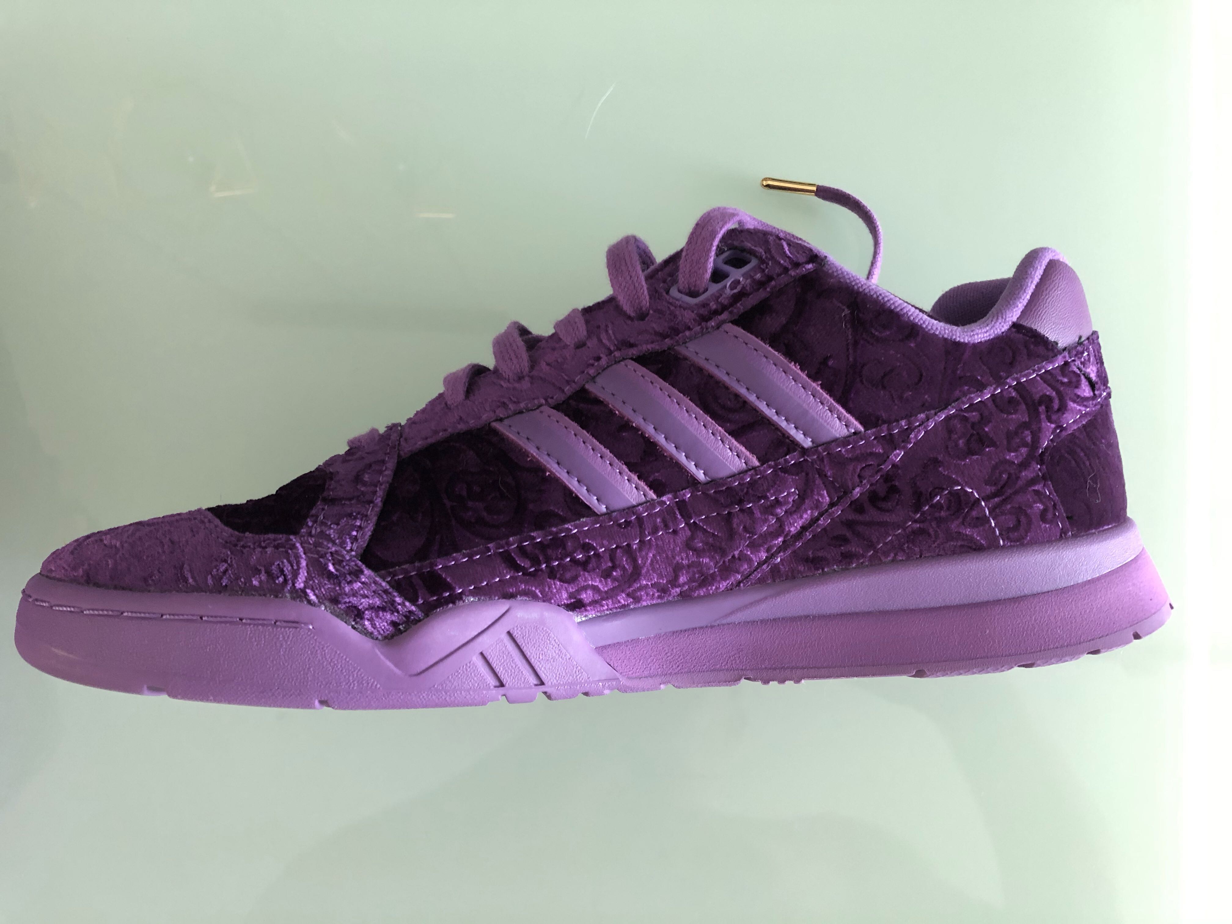purple trainers adidas