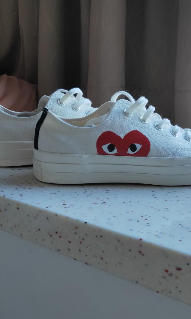 CDG X Converse EU 41 Men s Fashion Footwear Sneakers on Carousell