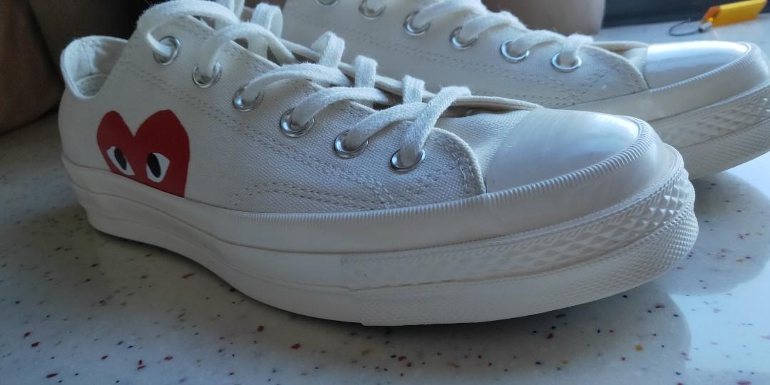 CDG X Converse EU 41 Men s Fashion Footwear Sneakers on Carousell