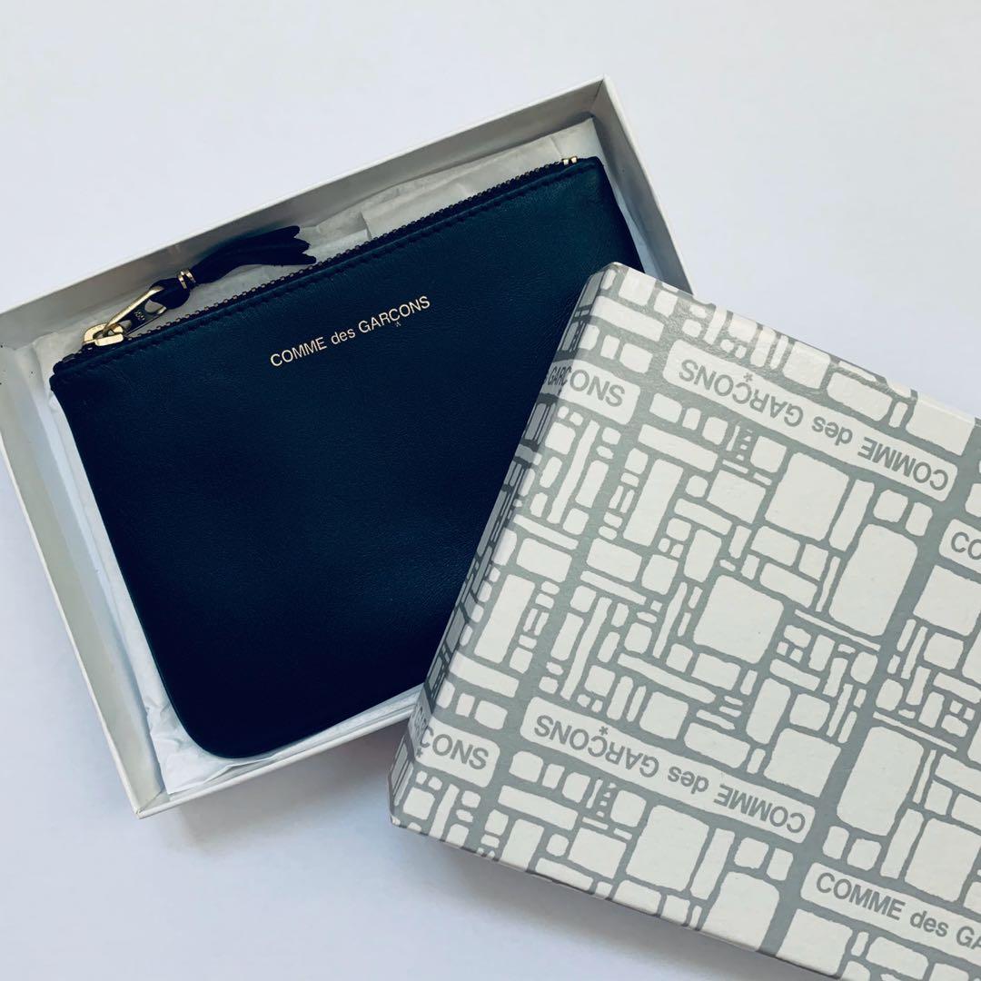 Comme des garçons leather pouch top