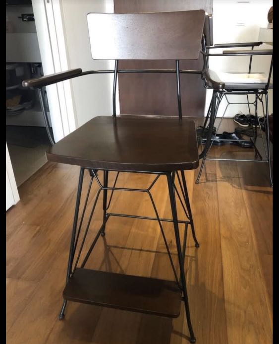 Crate and barrel shop swivel counter stools