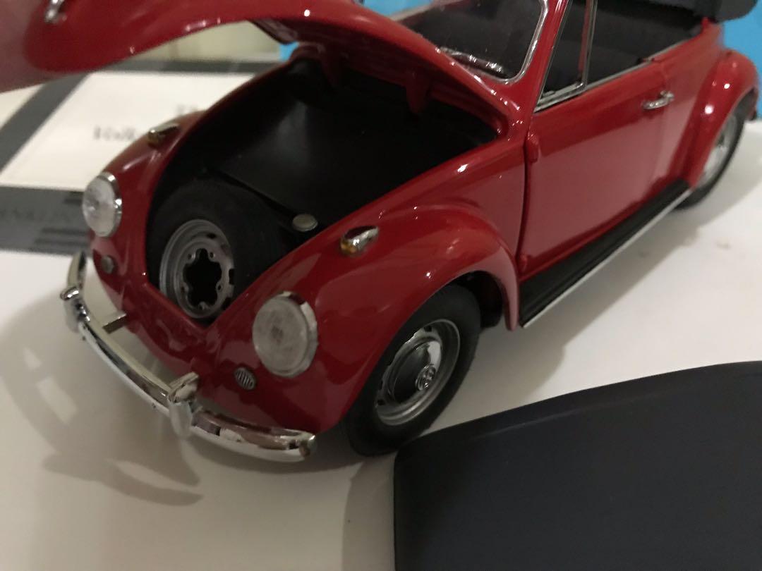 Franklin Mint 1967 Volkswagen Beetle Cabriolet hotwheels diecast die