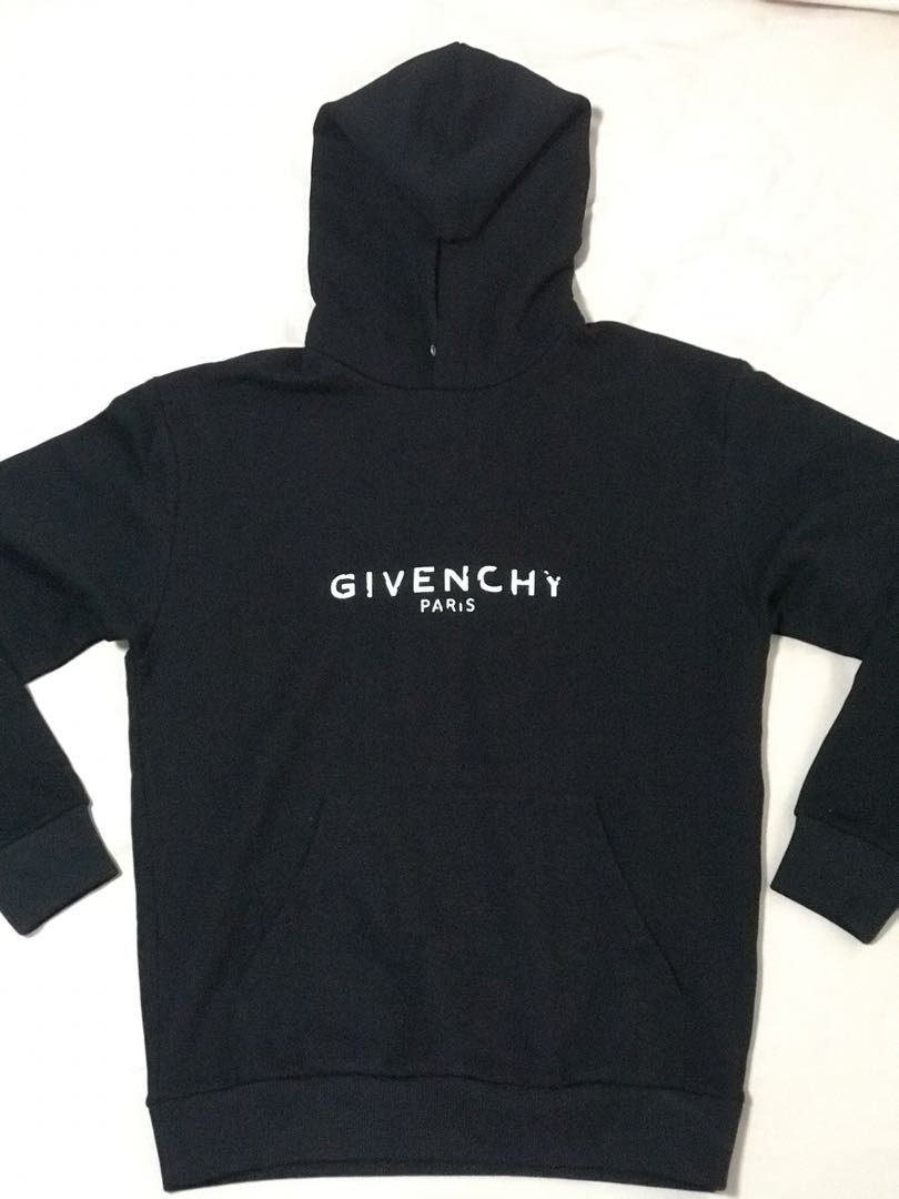 Givenchy distressed hoodie black on sale