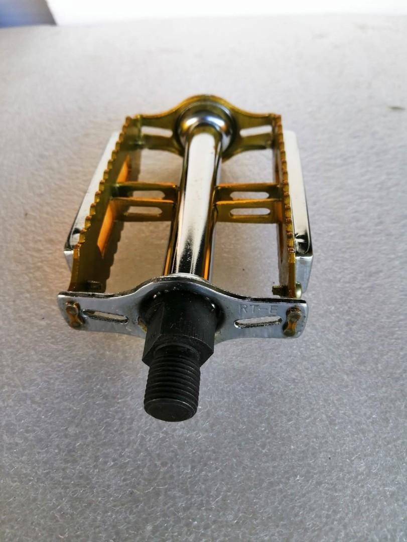 KKT RT E Pedal Pedals Chrome Steel Japan Used. KKT RT E Pedal Pedals Chrome Steel Japan Used.