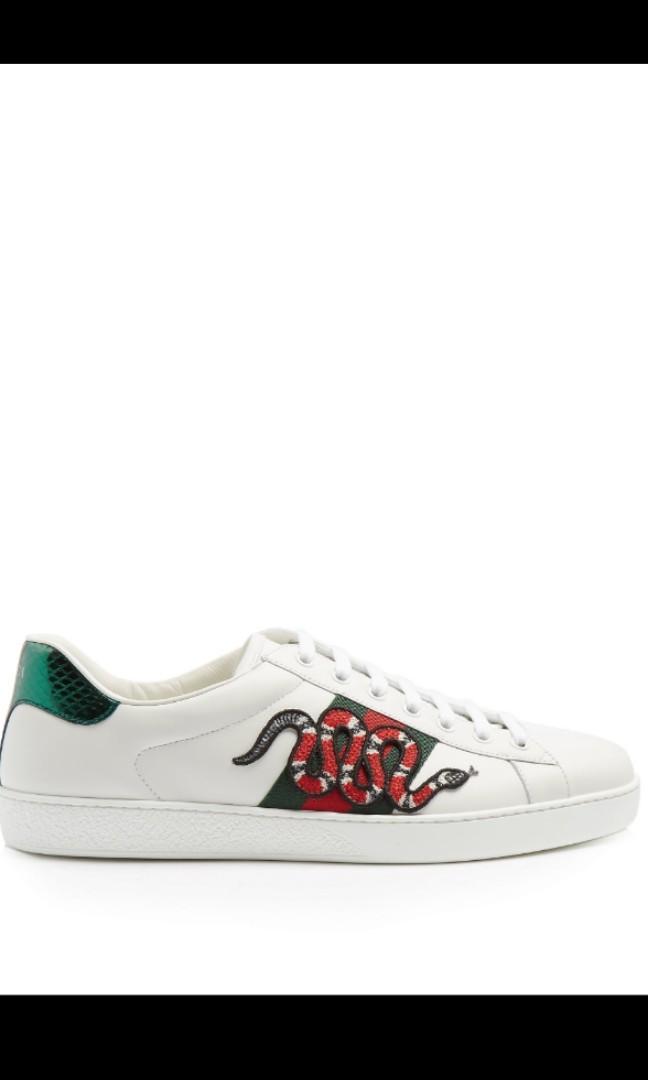 gucci leather sneakers