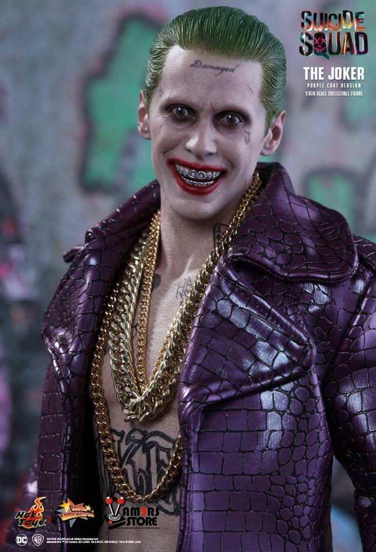 Jared Leto Suicide Squad Joker Purple Crocodile Leather 57 OFF