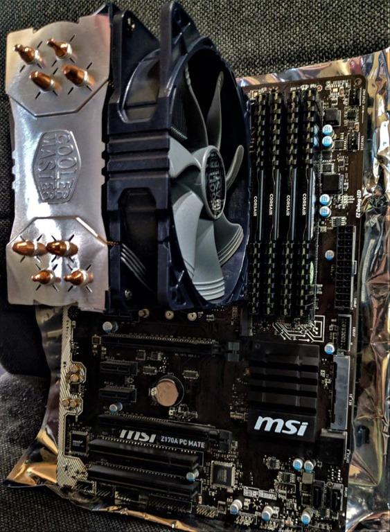 I5 6600k Msi Z170a Pc Mate 32gb 4x8gb Corsair Vengeance Lpx 2400mhz Computers Tech Parts Accessories Computer Parts On Carousell