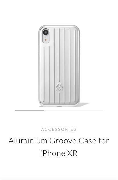 aluminium groove case for iphone xr