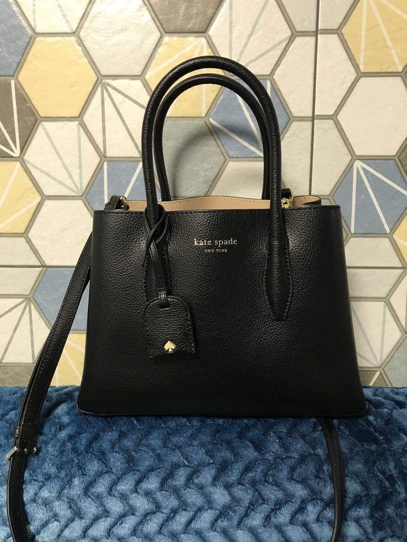 Kate Spade Small Black Eva Satchel Bag Luxury Bags Wallets on