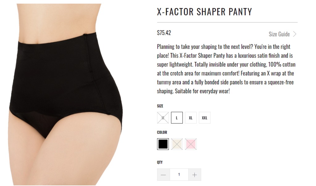 Mainichi Shapewear X-FACTOR SHAPER PANTY Size XL, Women's Fashion, New  Undergarments & Loungewear on Carousell