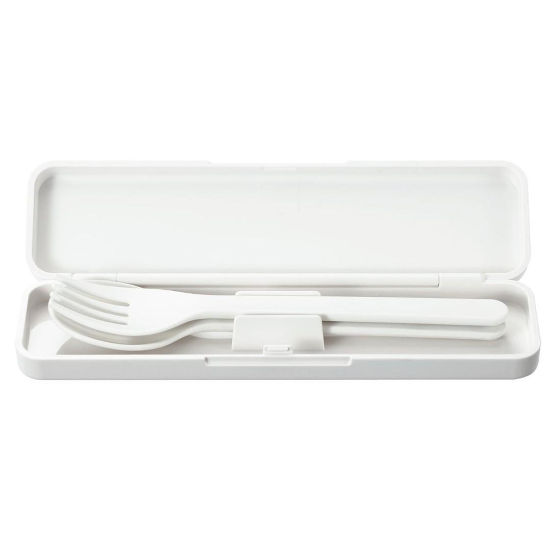 Muji Fork and Spoon Set (white), Furniture & Home Living, Kitchenware