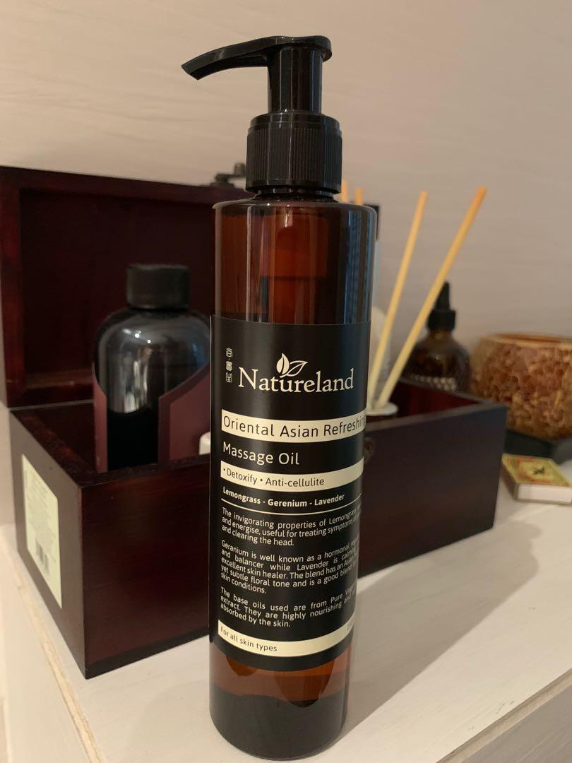 Natureland Massage Oil 250ml Health Beauty Bath Body On Carousell