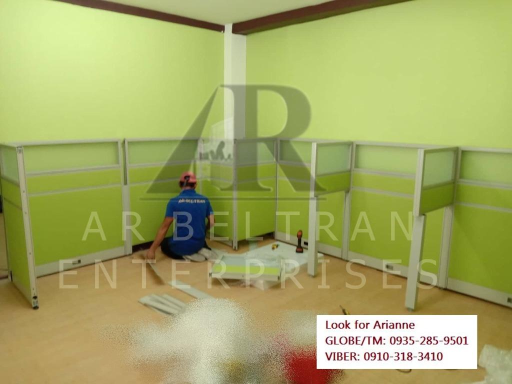 Office Partition w/Glass Workstation Office Furniture & Partition