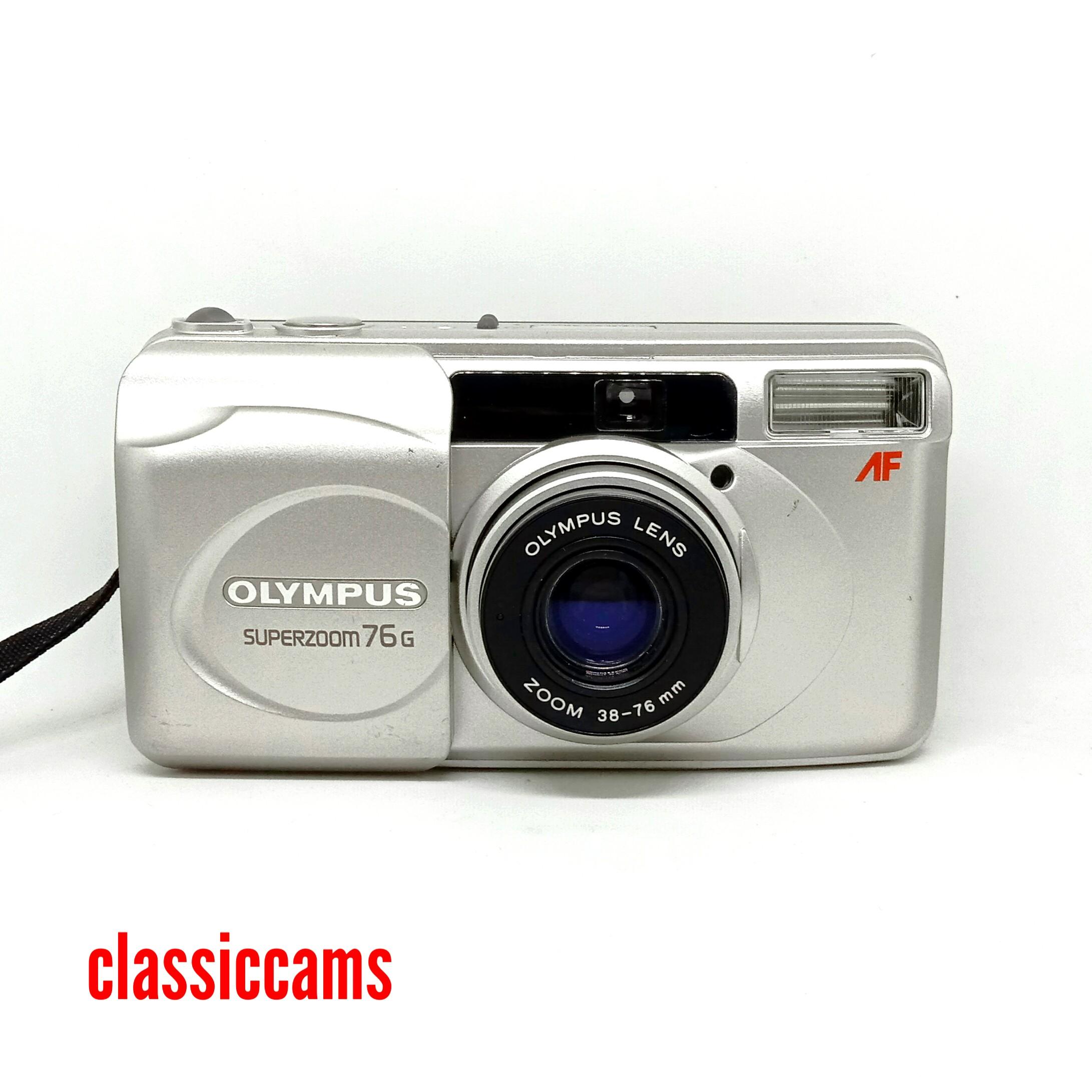 Olympus Superzoom 76g 35mm Film Camera, Photography, Cameras on Carousell