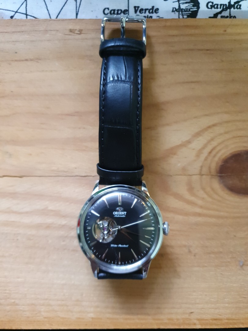 ORIENT BAMBINO OPEN HEART BLACK STRAIGHT FROM JAPAN Mobile