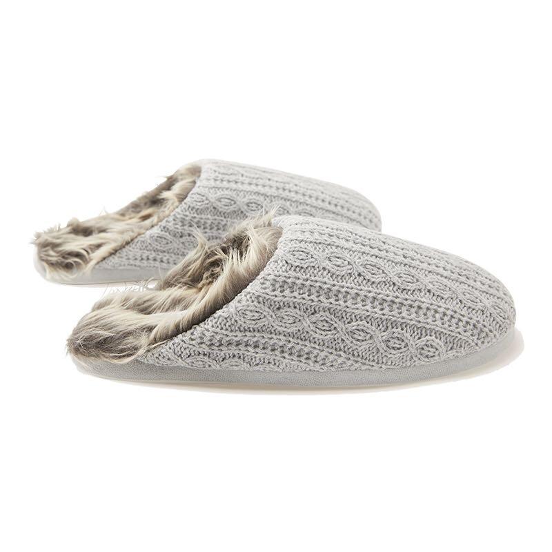 Pj salvage slippers shop faux trim cable