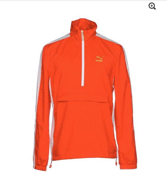 Red puma windbreaker on sale