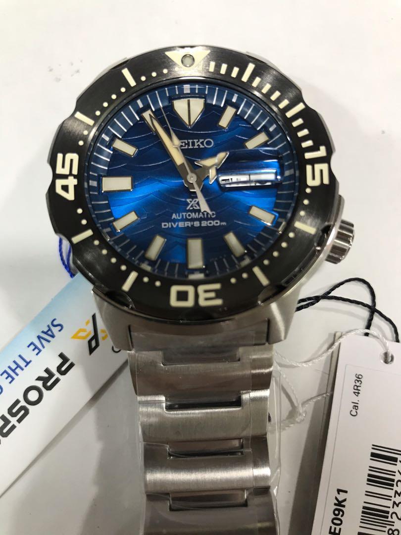 Seiko Save The Ocean Monster SRPE09K1, Men's Fashion, Watches &  Accessories, Watches on Carousell